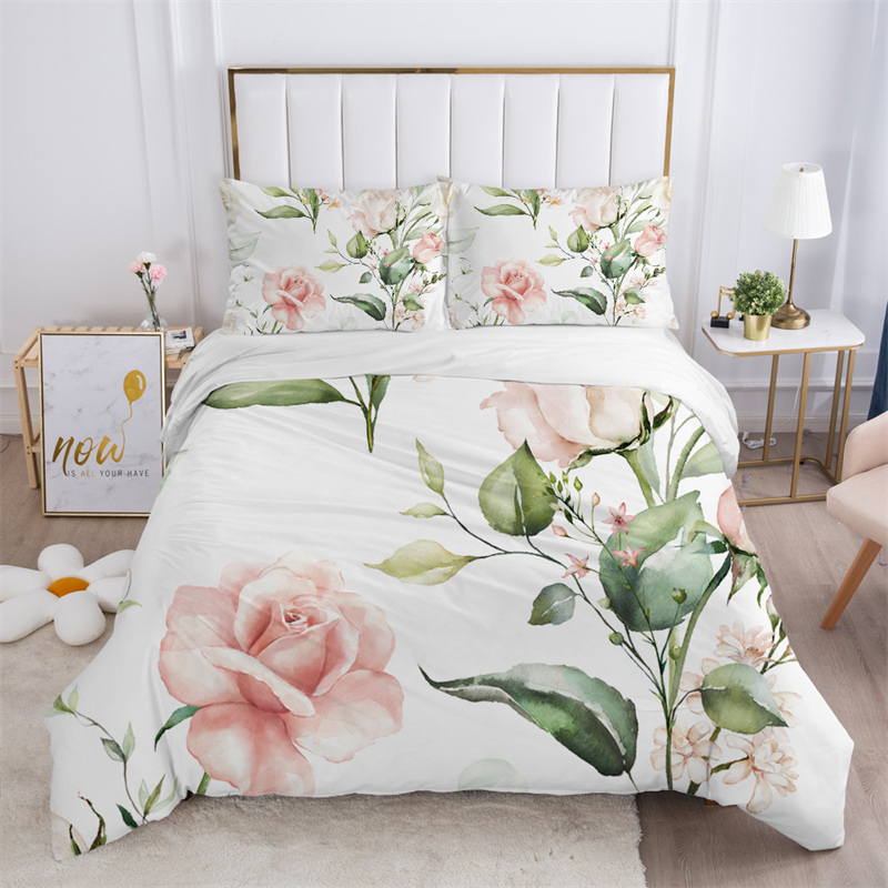 Rustic Flower White Bedding Se - Aesthetic Floral Duvet Cover review and price