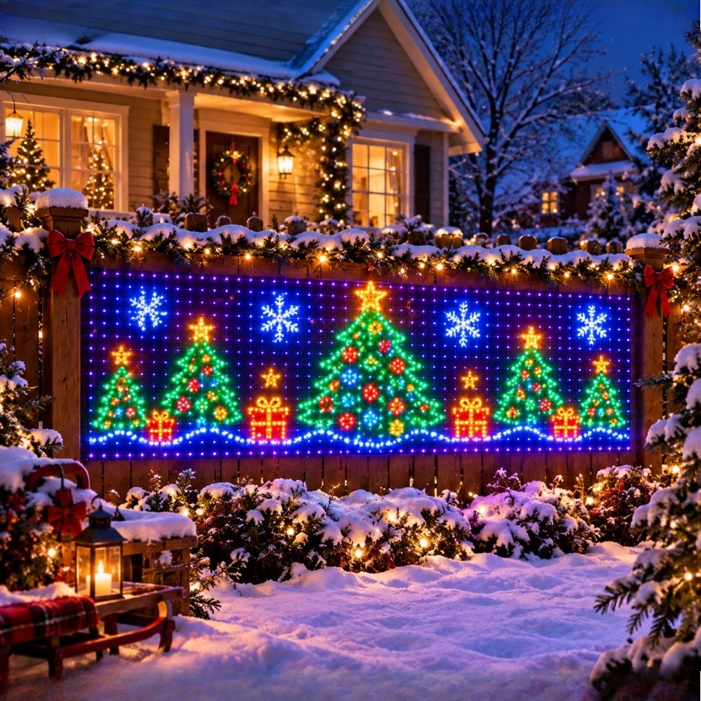 Christmas Gift Pattern Net Lig - Lighting review and price
