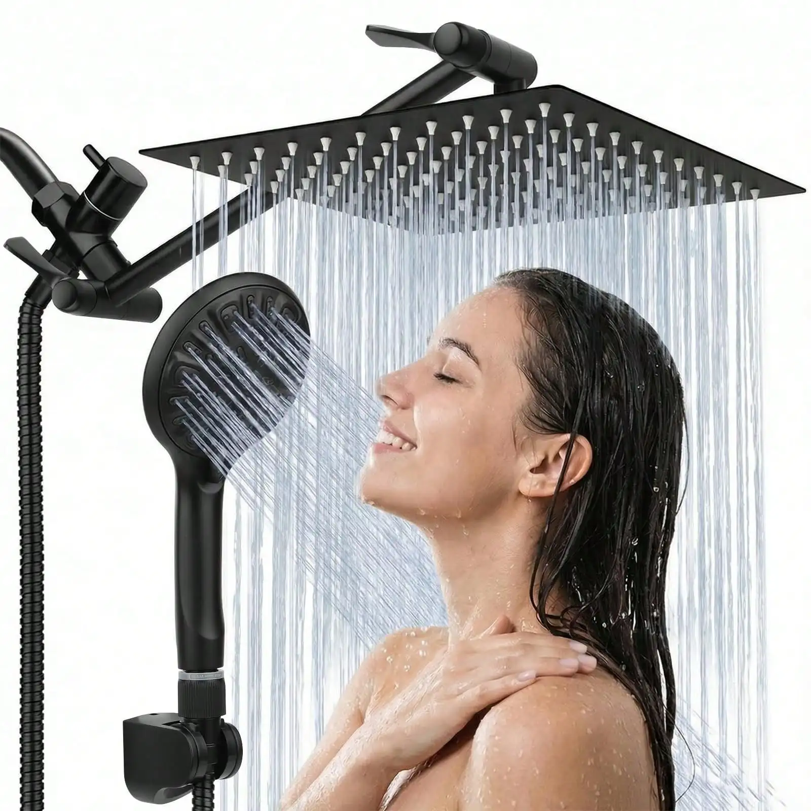 Dual Shower Head With Handheld - High Pressure Shower Head Handheld review and price