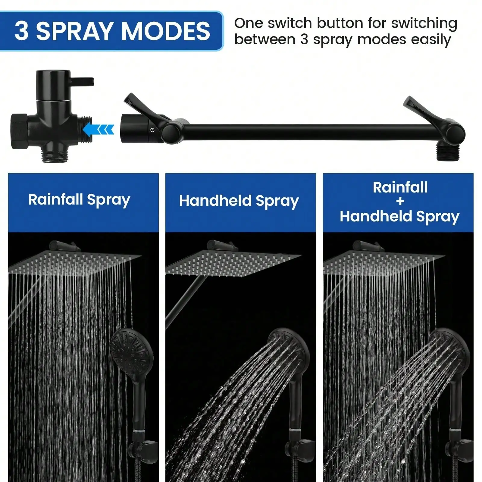 Dual Shower Head With Handheld - High Pressure Shower Head Handheld review and price