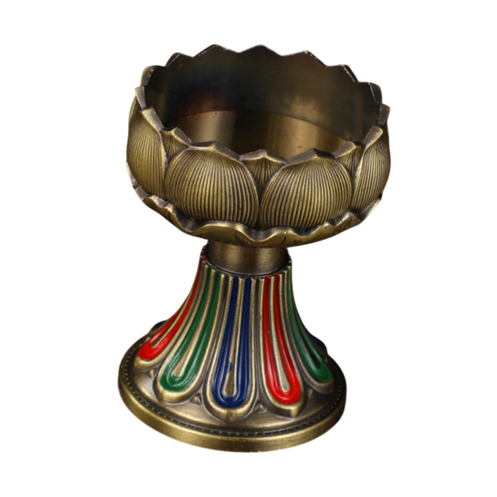 Alloy Butter Lamp Holder Tibet - Home Decor review and price