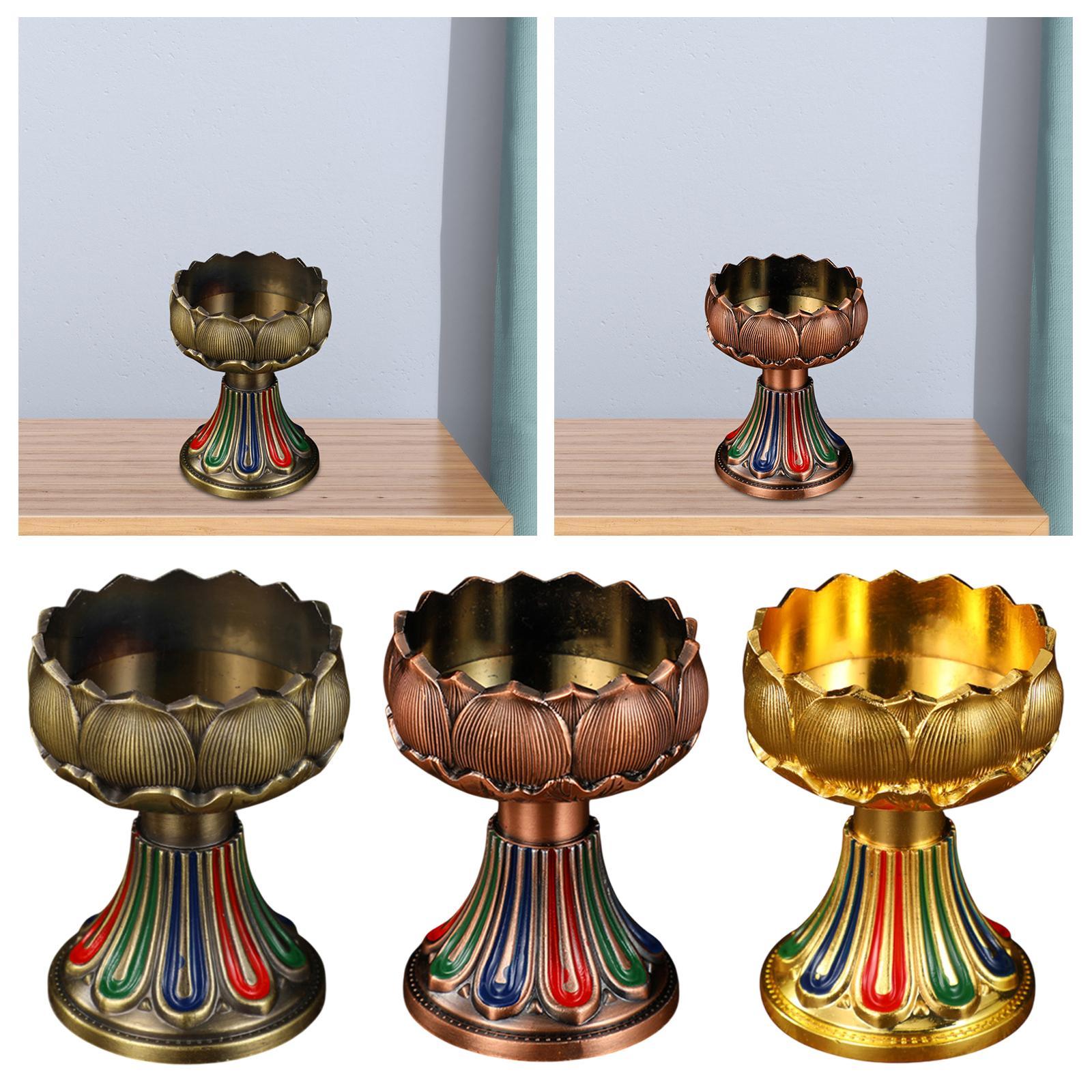 Alloy Butter Lamp Holder Tibet - Home Decor review and price