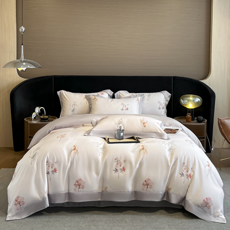 Flowers Printing Bedding Set L - Aesthetic Floral Duvet Cover review and price