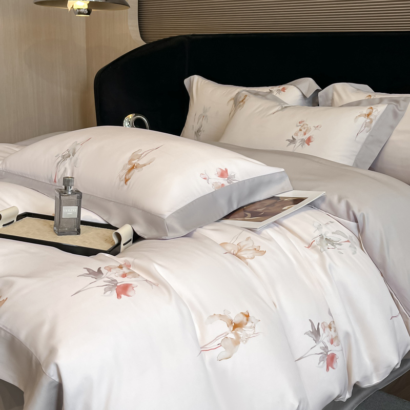 Flowers Printing Bedding Set L - Aesthetic Floral Duvet Cover review and price