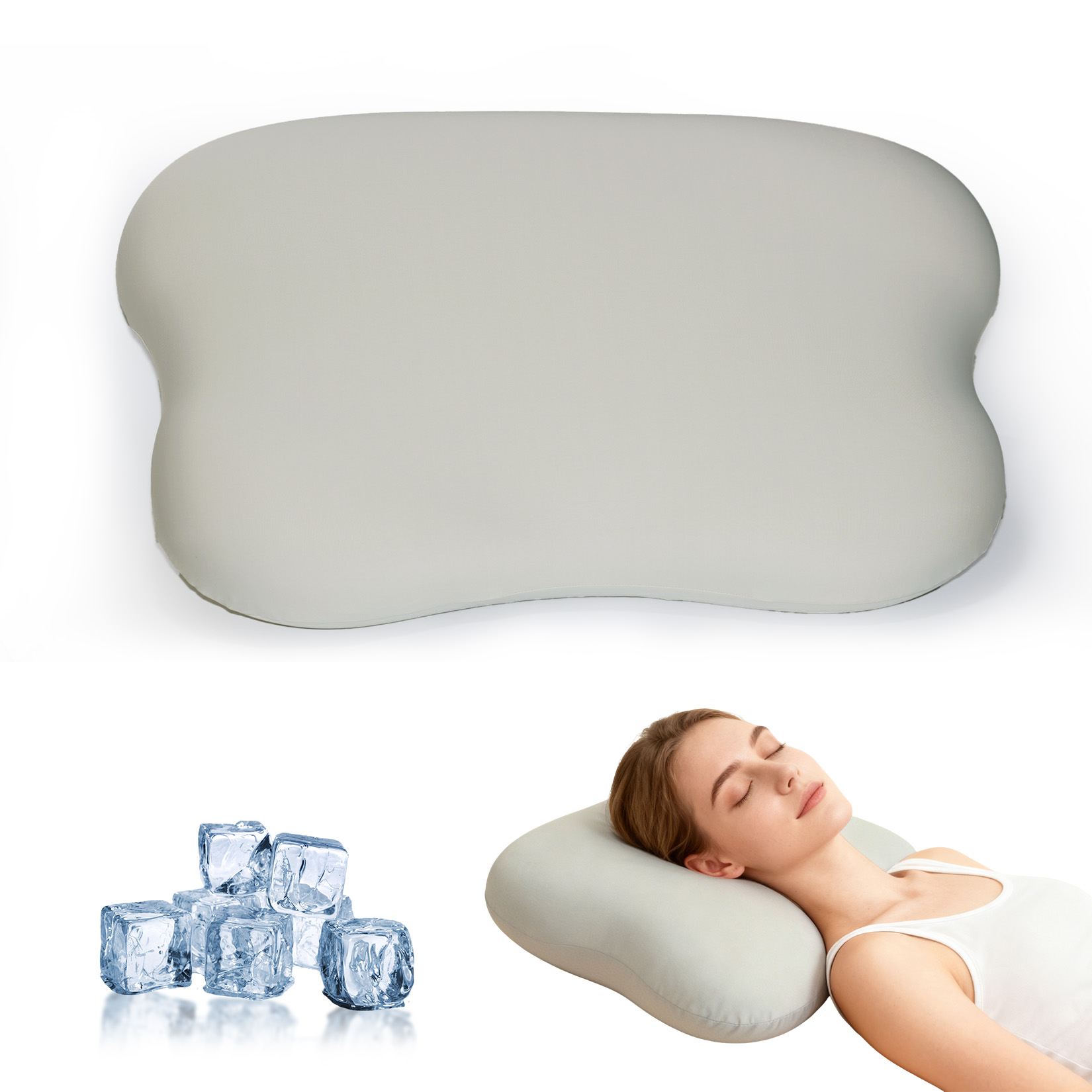 Cervical Neck Pillow for Neck  - Memory Foam Orthopedic Pillow Neck Pain review and price