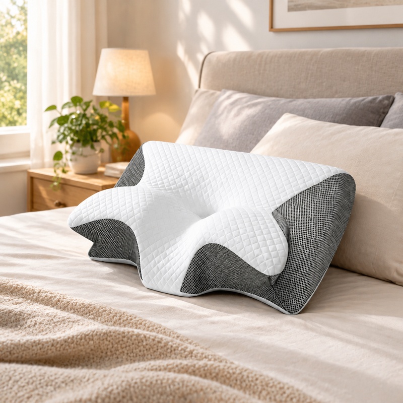 Breathable Orthopedic Memory F - Memory Foam Orthopedic Pillow Neck Pain review and price