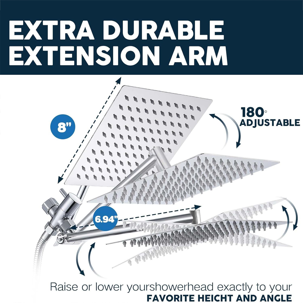 Shower Head Combo 8-12Inch Hig - High Pressure Shower Head Handheld review and price